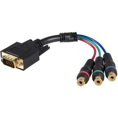Startech.Com 6in HD15 to Component RCA Breakout Cable Adapter - M/F HD15CPNTMF